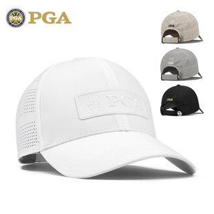 美国PGA 高尔夫男士球帽防晒帽子鸭舌帽清爽透气吸汗大头围高颅顶