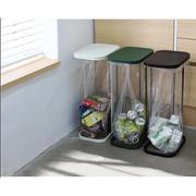 韩式品质潮流家用干湿，分类垃圾架大号，翻盖垃圾桶金属垃圾袋置物架