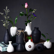 新中式花插创意家居客厅，装饰摆件工艺品绿，萝水培容器小花瓶插
