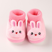 0-1岁婴儿鞋冬季软底学步鞋6-12个月男女宝宝棉鞋新生儿鞋加绒