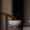 台湾茶具晓芳窑汝窑早中期天青开片葵口对杯葵口五瓣杯茶杯