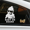 BABY ON BOARD车内有宝宝警示贴宝贝在车里BABY IN CAR反光汽车贴