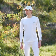 UGLOW加强版长袖棉感运动T恤男女款户外跑步运动吸汗透气舒适保暖