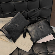 小众设计black小包包，女包2024高级质感时尚，小方包潮酷手拿包