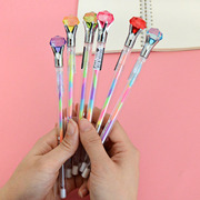 钻石彩笔六色合一渐变彩色水粉笔变色笔创意粉彩荧光标记笔学生用