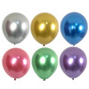 帅安18寸金属乳胶气球金属，质感18寸加厚圆形，金属气球生日派对气球