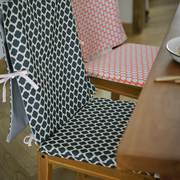 日式田园风餐椅坐垫椅背罩子套装家用冬季座垫椅子垫子靠背座椅套