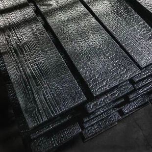 深度碳化木复古裂纹烧杉板黑色实木实木板外墙板实木火烧松木板材
