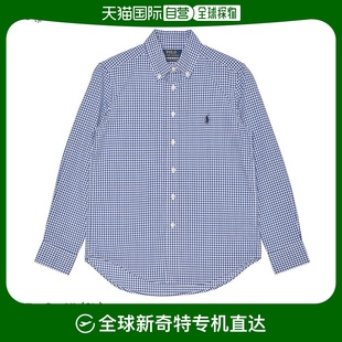 Polo Ralph Lauren 长袖衬衫格子大童款 NAT STRETCH POP