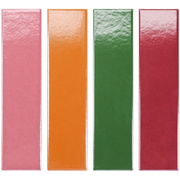 彩色长条60x240外墙砖，别墅瓷砖乡村室外瓷砖，红灰白橙色亮光釉面砖