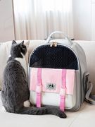 猫咪出行包大容量便携背包狗狗外出携带包幼猫太空舱透气猫包猫袋