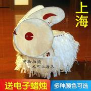 传统手工兔子手提灯笼led花灯拖拉儿童灯春节虎年兔包材料新年diy