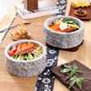 石锅拌饭专用石碗天然耐高温石碗砂锅韩式餐具商用加厚抗裂石头碗