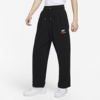 Nike/耐克男黑色刺绣logo纯色抽绳系带休闲运动长裤DX8186-010