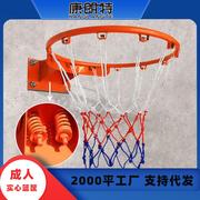 比赛篮球框弹簧篮圈弹性篮球框加厚实心篮球框标准篮球框篮圈