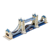 乐立方 伦敦双子桥拼图大桥桥梁模型地标建筑拼装儿童益智玩