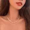 巴洛克异形不规则珍珠项链，女夏设计感小粒复古气质小众颈链锁骨链