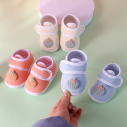 婴儿鞋6到12个月布鞋春秋季单鞋0-1岁男女宝宝，学步鞋软底步前鞋