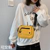 女包秋季小包时尚帆布包 韩版简约斜跨包 迷你帆布手机包