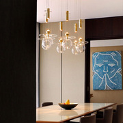 北欧设计师创意玻璃餐厅吊灯后现代卧室床头灯酒吧展厅吧台岛台灯