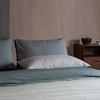 日式极简高级感条纹三四4件套纯棉床上用品色织纯色简约清爽治愈