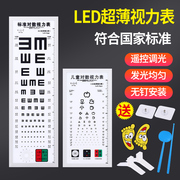 国际标准led视力表灯箱家用幼儿园体检5米2.5超薄 成人儿童测视力