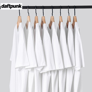 350g纯色短袖t恤男夏季冰丝纯棉，重磅宽松潮牌圆领，白色内搭打底衫