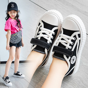 儿童帆布鞋2024春秋季女童韩版休闲透气软底布鞋男童低帮单鞋