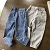棉麻手感~春夏实用的单裤100-160男童，大口袋收口休闲裤薄长裤