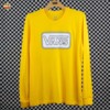 老万VANS范斯男夏季休闲运动黄色圆领字母印花长袖T恤VN0A4V3V85W