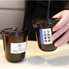 网红黑色咖啡奶茶杯子一次性360ml带盖塑料生椰拿铁打包pet冷饮杯