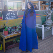 民族风青海拉萨西藏旅游拍照衣服女斗篷外套秋冬稻城亚丁出游穿搭