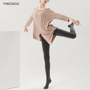 TINCOCO纯色保暖连裤袜女士加绒高弹显瘦美腿连裤袜打底袜不掉裆