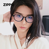 Zippo 韩版可配近视眼镜框镜架男复古近视防蓝光眼镜女Z12110