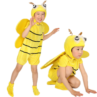 六一儿童演出服装小蜜蜂，舞蹈服幼儿园动物表演服装，卡通造型服装夏