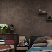 深色纯色素色咖色无纺布黑色，墙纸北欧客厅卧室，背景灰色壁纸高级感