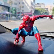 漫威复仇者蜘蛛侠人偶手办模型，创意汽车摆件网红车内装饰品机箱