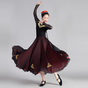 新疆舞舞蹈服装广场舞民族，风套装女舞衣舞蹈服跳舞的裙子舞服