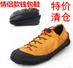 外贸日本两栖速干涉水鞋溯溪鞋便携钱包鞋折叠鞋男户外徒步旅游鞋