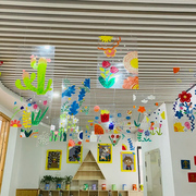 亚克力板透明膜pvc涂鸦画材幼儿园美术区绘画手工画板丙烯马克笔