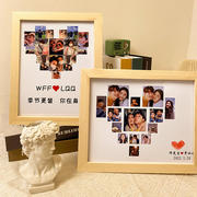照片相框送男朋友生日礼物周年女情侣男生纪念三八妇女节