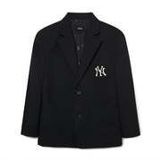 MLB时尚休闲2023款纯色男女西装运动夹克外套3LJKB0231-50BKS