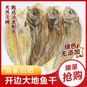 广东特产大地鱼干，淡干左口鱼干比目鱼铁脯鱼，干粉新鲜商用海鲜干货