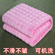 冬季珊瑚绒床单毛毯，铺床毯子双人加绒法兰绒加厚绒毯单人学生宿舍