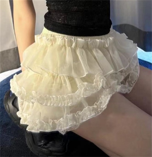 uniquesei韩版纯欲lolita公主，蛋糕蕾丝花边，小天鹅蓬蓬半身裙裤