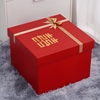 红色礼物盒超大号盒空盒，结婚礼盒新婚，订婚求婚衣服鞋子包装盒