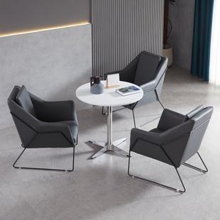 北欧网红比亚迪4s店休闲沙发，接待会客洽谈桌桌椅，组合单人小沙发椅