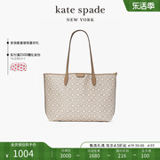 kate spade ks spade flower 中号老花单肩手提大容量托特包女