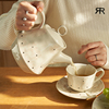 肆月欧式复古茶壶陶瓷家用高级感泡茶壶茶杯釉下彩下午茶茶具套装