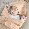 童泰纯棉初生婴儿抱被新生儿包被秋冬款夹棉，宝宝小被子产房包巾